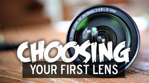 Buying Your First Camera Lens Tutorial