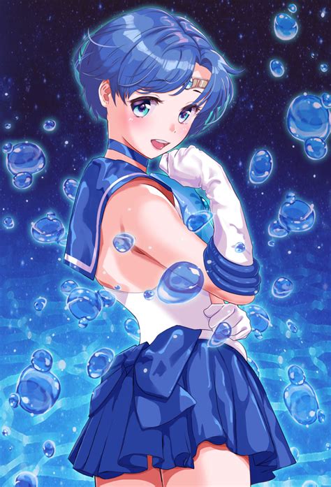 Arion Canvas Mizuno Ami Sailor Mercury Bishoujo Senshi Sailor Moon Absurdres Highres 1girl