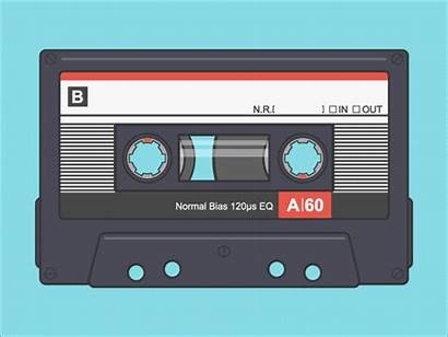 Cassette Tape Gifs Retro Animated Aesthetic Tapes