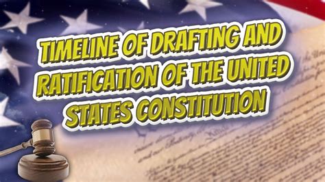 Timeline Of Drafting And Ratification Of The United States Constitution