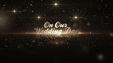 Accompany your special day with a sweeter compilation of great and unforgettable moments and. AFTER EFFECTS TEMPLATE - Golden Wedding Pack - YouTube