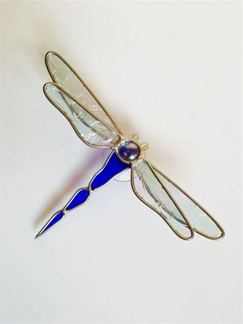 Magnificent Cobalt Blue With Textured Clear Iridescent Wings