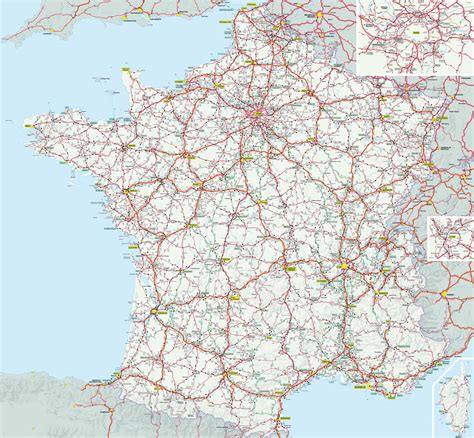 Carte De France Routière Avec Departement Altoservices