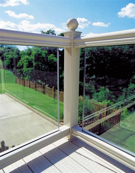 Clear Plexiglass Deck Railing Glass Designs