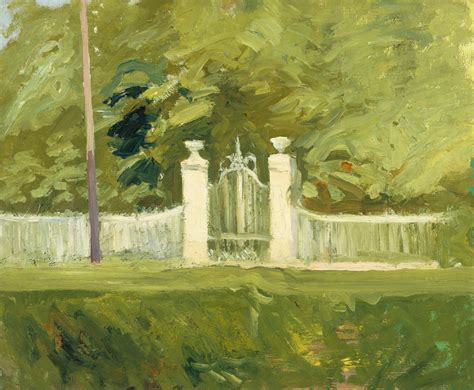 Edward Hopper Gateway And Fence Saint Cloud Whitney Museum Of