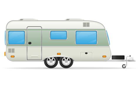 Trailer Caravan Vector Illustration 510486 Vector Art At Vecteezy