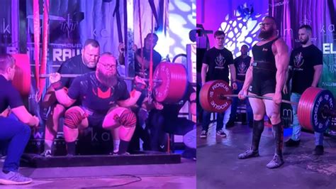 Powerlifter Nicolaas Du Preez Totals 10375 Kg 22873 Lb To Win The 2022 Rpc Elite Raw