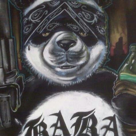 Goldentouchtattoo Gangsta Panda Painting Dezinead9 Graffiti