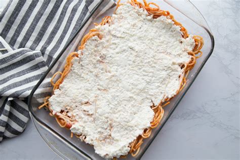If making without ground beef skip the next step. Million Dollar Baked Spaghetti { + video } - Family Fresh ...