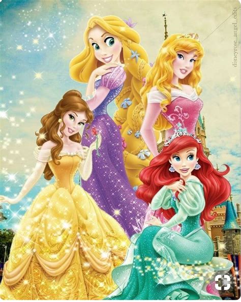 Rapunzel Aurora Belle And Ariel The Disney Princesses Princesas