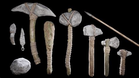 Primitive Stone Age Weapons Pack In Weapons Ue Marketplace