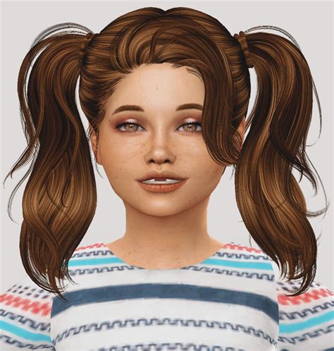 Simiracle Newsea`s Guilty Romance Hair Retextured Sims 4 Hairs