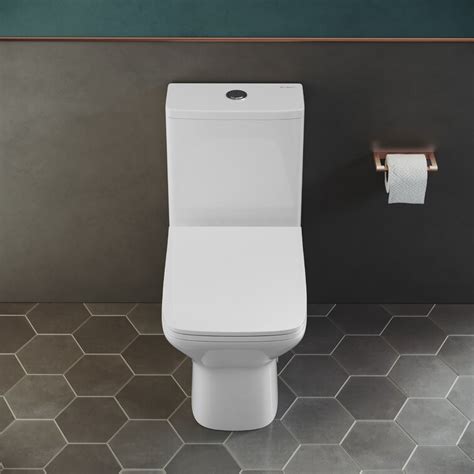 Swiss Madison Carre Dual Flush Elongated One Piece Toilet And Reviews