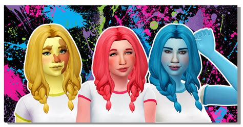 Twin Braids Hair By Lehgaming Recolored By Socialbunnies Twin