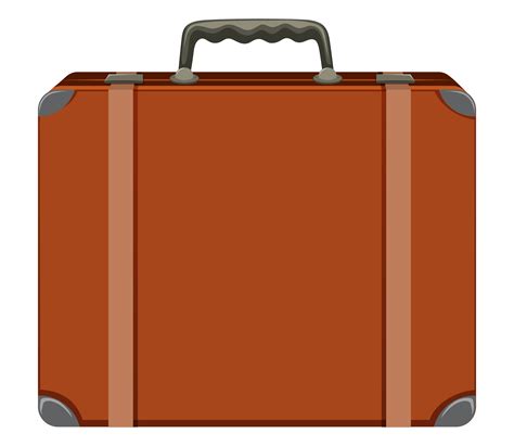 A Vintage Suitcase On White Background 475087 Vector Art At Vecteezy