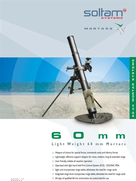 Soltam Systems Light Weight 60mm Mortars