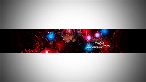 We lay out all the youtube banner size information you need to create channel art that gets people excited about your video content! Banner YT Tokyo Ghoul by KurokoGraph on DeviantArt