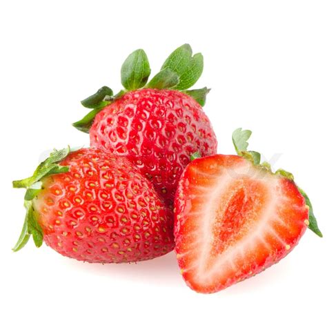 Beautiful Strawberries Stock Image Colourbox