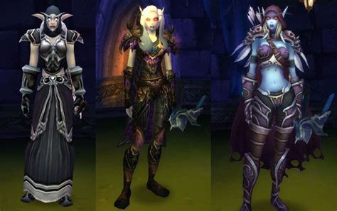 Lady Sylvanas Windrunner And Her Different Game Models World Of