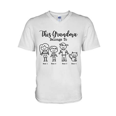 This Grandma Belongs To Personalized Grandma T Shirt And Hoodie Sold