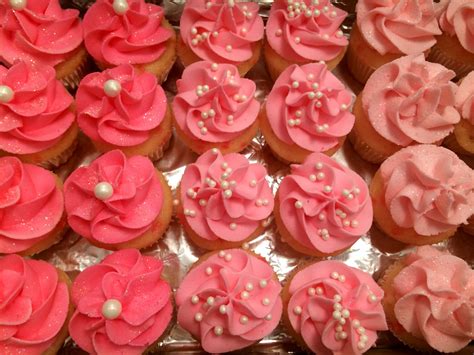 Mini Pink Ombré Cupcakes Cupcake Cakes Cake Decorating Cake