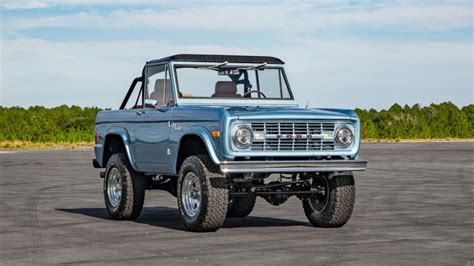 Classic 1968 Ford Bronco Is A Blue Angel Ford Trucks