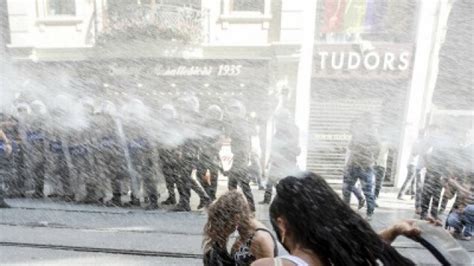 Turkish Police Use Water Cannon To Disperse Gay Pride Parade