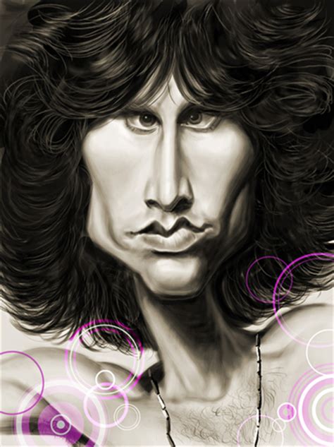 Jim Morrison By Markdraws Media And Culture Cartoon Toonpool