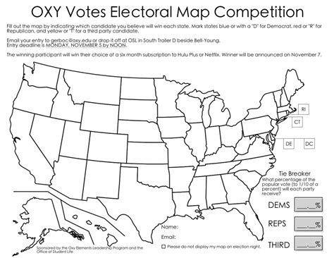 Blank Electoral College Map 2016 Printable Printable Maps Images And