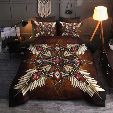 Native American Twin Queen King Cotton Bed Sheets Spread Comforter Duet