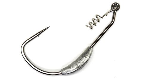 Gamakatsu Superline Weighted Worm Hook With Spring Lock Needle Point