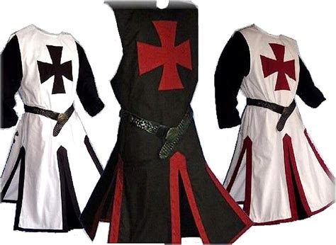Medieval Larp Knights Templar Cross Tabardssurcoats