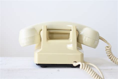 Vintage French Phone Cream And Beige French Phone Of The Years 70 80 S