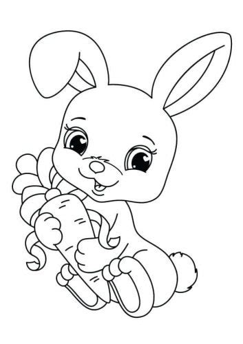 30 Free Bunny Coloring Pages Printable