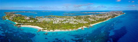 The Drone Aerial View Of Bermuda Island Globetrender