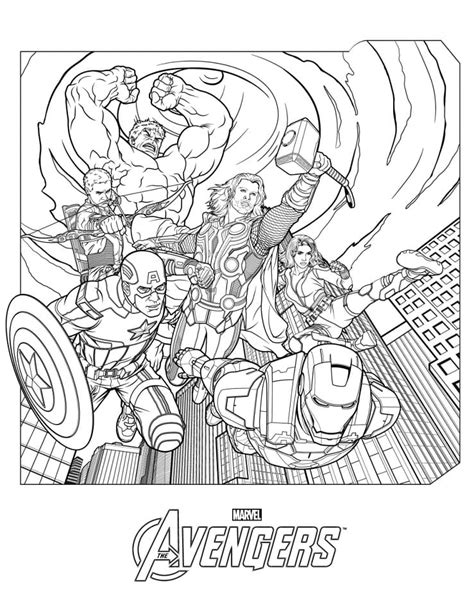 Coloriage Avengers à imprimer sur ColoriageEnfant