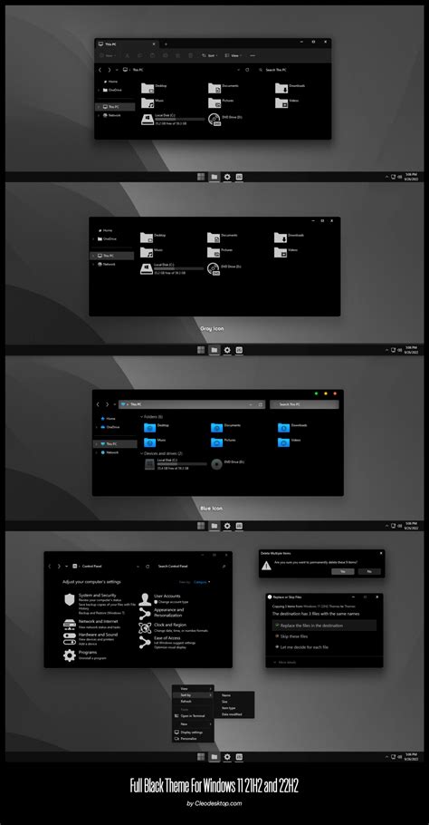 Full Black Theme For Windows 11 22h2 Cleodesktop