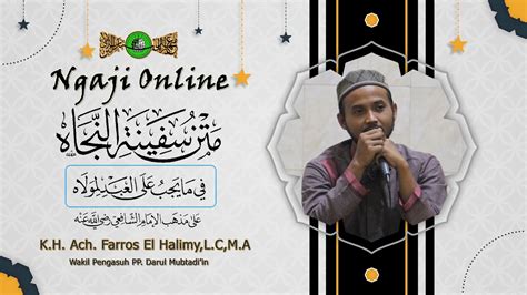 Live Kajian Matan Sulam Taufiq 07 03 2023 Youtube