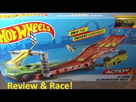 Hot Wheels Lane Elimination Race Set Review Race Youtube