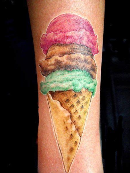 18 Ice Cream Cone Tattoos Ideas Tattoos Ice Cream Tattoo Ice Cream Cone