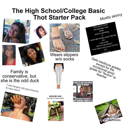 The High Schoolcollege Basic Thot Starter Pack Rshittypacks