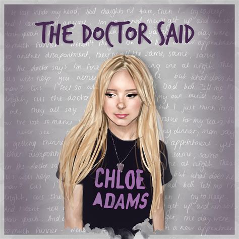 chloe adams the doctor said lyrics genius lyrics