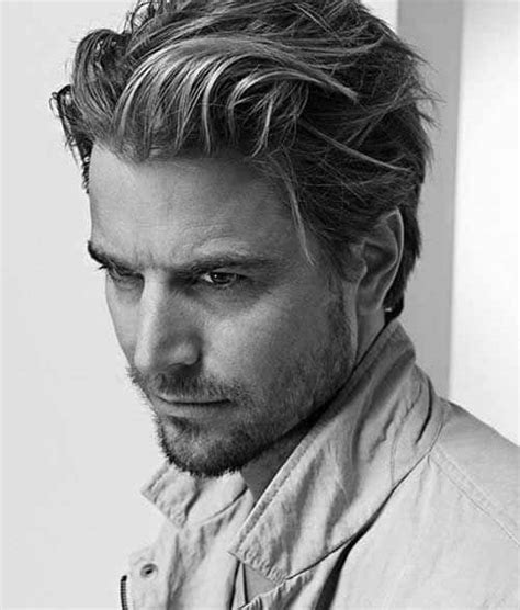 Low fade + wavy haircut. 75 Men's Medium Hairstyles For Thick Hair - Manly Cut Ideas