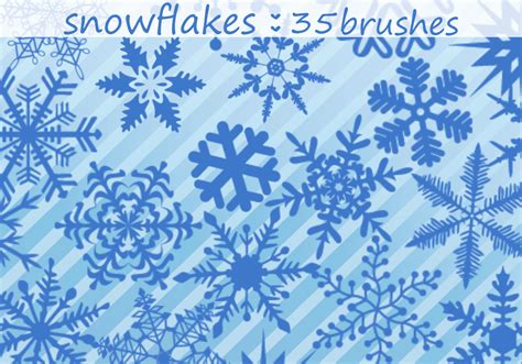 Snowflakes Brushes Free Photoshop Brushes At Brusheezy