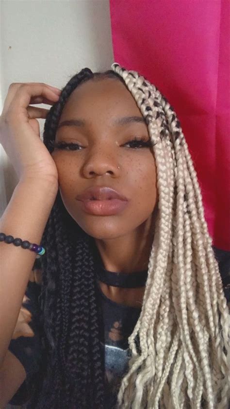 ᴘɪɴᴛᴇʀᴇsᴛ ⋆ ᴊᴏᴜɪʀxʙɪᴛᴄʜ ⌟ In 2021 Cute Box Braids Hairstyles Box