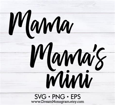 Mama Mini Svg Free 89 Svg Png Eps Dxf File