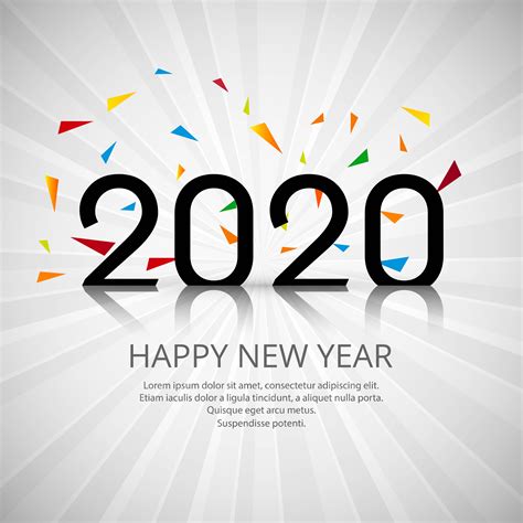 2020 Happy New Year sign 686824 Vector Art at Vecteezy
