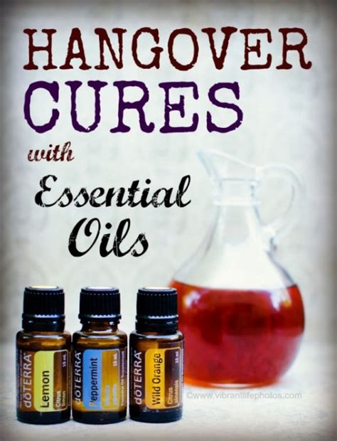 While stress can be reduced and medications can be adjusted, sometimes we have to take the headaches as a side effect and know that there is only so much we here are some other essential oils that can be used to ease a headache or migraines. Essential Oils for Hangovers | Mama Dweeb