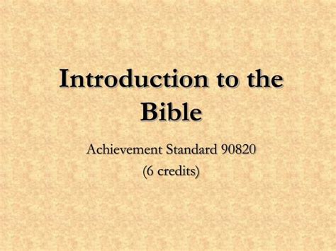 Introduction To The Bible Bible Introduction Bible Study