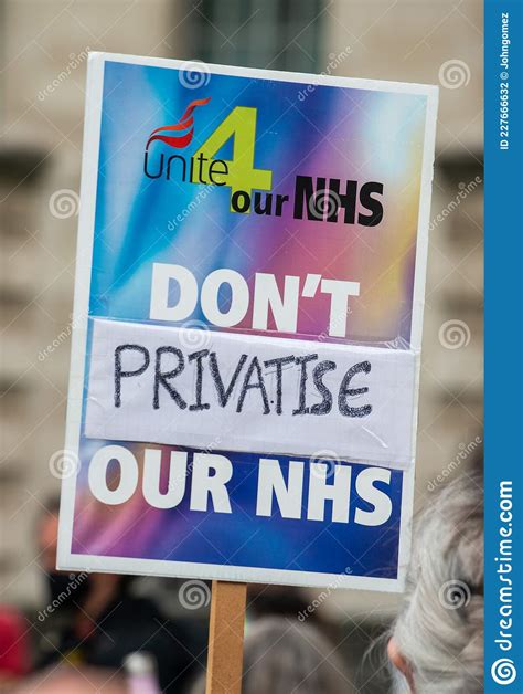 Nhs Workers Protest For A 15 Pay Rise London England Editorial